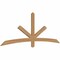 Ekena Millwork Alberta Smooth Timber Gable Bracket, Western Red Cedar, 84"W x 31"H x 1 1/2"D x 3 1/2"F, 9/12 Pitch GBW084X31X0204ALB00SWR - alternate 5